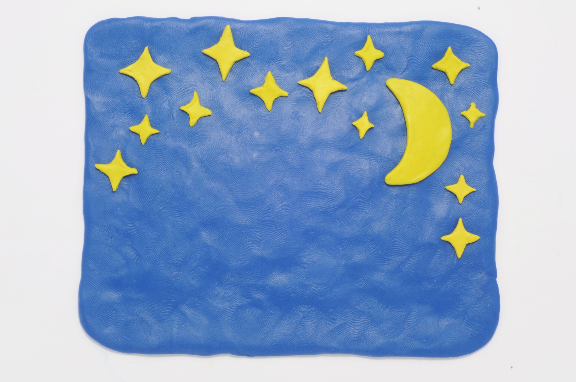 Plasticine night  background